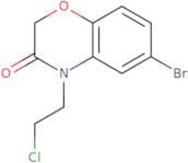 6-Bromo-4-(2-chloroethyl)-3,4-dihydro-2H-1,4-benzoxazin-3-one