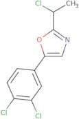 2-(1-Chloroethyl)-5-(3,4-dichlorophenyl)-1,3-oxazole
