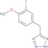 5-[(3-Fluoro-4-methoxyphenyl)methyl]-1H-1,2,3,4-tetrazole