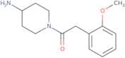 1-(4-Aminopiperidin-1-yl)-2-(2-methoxyphenyl)ethan-1-one