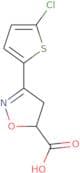 3-(5-Chlorothiophen-2-yl)-4,5-dihydro-1,2-oxazole-5-carboxylic acid