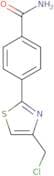 4-[4-(Chloromethyl)-1,3-thiazol-2-yl]benzamide