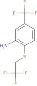 2-[(2,2,2-Trifluoroethyl)sulfanyl]-5-(trifluoromethyl)aniline