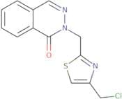 2-{[4-(Chloromethyl)-1,3-thiazol-2-yl]methyl}-1,2-dihydrophthalazin-1-one