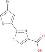 2-(4-Bromothiophen-2-yl)-1,3-thiazole-4-carboxylic acid