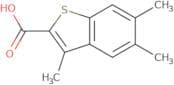 3,5,6-Trimethyl-1-benzothiophene-2-carboxylic acid