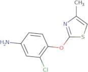 3-Chloro-4-[(4-methyl-1,3-thiazol-2-yl)oxy]aniline