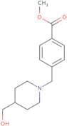 Methyl 4-{[4-(hydroxymethyl)piperidin-1-yl]methyl}benzoate