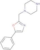 1-[(5-Phenyl-1,3-oxazol-2-yl)methyl]piperazine
