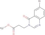 Methyl 3-(6-bromo-4-oxo-3,4-dihydroquinazolin-3-yl)propanoate