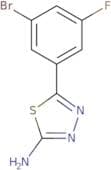 5-(3-Bromo-5-fluorophenyl)-1,3,4-thiadiazol-2-amine