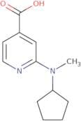 2-[Cyclopentyl(methyl)amino]pyridine-4-carboxylic acid