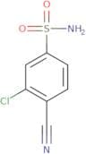 3-Chloro-4-cyanobenzene-1-sulfonamide