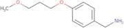[4-(3-Methoxypropoxy)phenyl]methanamine