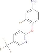 3-Fluoro-4-{[5-(trifluoromethyl)pyridin-2-yl]oxy}aniline