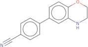 4-(3,4-Dihydro-2H-1,4-benzoxazin-6-yl)benzonitrile