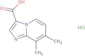 7,8-Dimethylimidazo[1,2-a]pyridine-3-carboxylic acid hydrochloride