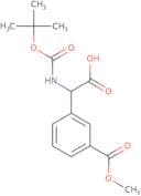 2-{[(tert-Butoxy)carbonyl]amino}-2-[3-(methoxycarbonyl)phenyl]acetic acid