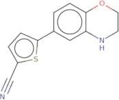 5-(3,4-Dihydro-2H-1,4-benzoxazin-6-yl)thiophene-2-carbonitrile