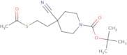 tert-Butyl 4-[2-(acetylsulfanyl)ethyl]-4-cyanopiperidine-1-carboxylate