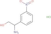 2-Amino-2-(3-nitrophenyl)ethan-1-ol hydrochloride