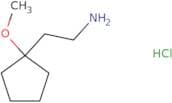 2-(1-Methoxycyclopentyl)ethan-1-amine hydrochloride