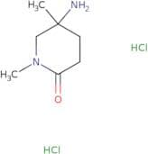 5-Amino-1,5-dimethylpiperidin-2-one dihydrochloride