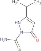 1-(aminothioxomethyl)-3-(isopropyl)-3-pyrazolin-5-one