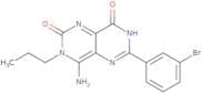 6-(3-bromophenyl)-4-imino-3-propyl-1,3,7-trihydro-5,7-diazaquinazoline-2,8-dione