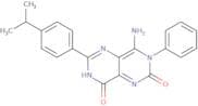 4-imino-6-(4-(isopropyl)phenyl)-3-phenyl-1,3,7-trihydro-5,7-diazaquinazoline-2,8-dione