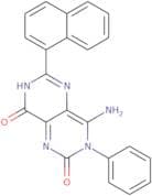 4-imino-6-(1-naphthyl)-3-phenyl-1,3,7-trihydro-5,7-diazaquinazoline-2,8-dione