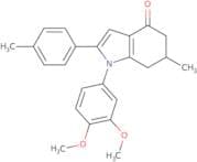 1-(3,4-dimethoxyphenyl)-6-methyl-2-(4-methylphenyl)-5,6,7-trihydroindol-4-one
