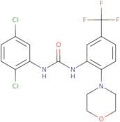 1-(2,5-dichlorophenyl)-3-(2-morpholin-4-yl-5-(trifluoromethyl)phenyl)urea