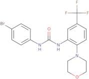 1-(4-bromophenyl)-3-(2-morpholin-4-yl-5-(trifluoromethyl)phenyl)urea