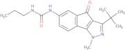 N-(3-(tert-butyl)-1-methyl-4-oxoindeno[2,3-d]pyrazol-6-yl)(propylamino)formamide