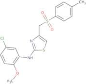 1-(((4-((5-chloro-2-methoxyphenyl)amino)(3,5-thiazolyl))methyl)sulfonyl)-4-methylbenzene