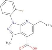 6-Ethyl-1-(2-fluorophenyl)-3-methyl-1H-pyrazolo[3,4-b]pyridine-4-carboxylic acid