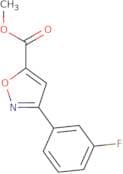 Methyl 3-(3-fluorophenyl)-1,2-oxazole-5-carboxylate