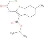 Propan-2-yl 2-(2-chloroacetamido)-6-methyl-4,5,6,7-tetrahydro-1-benzothiophene-3-carboxylate