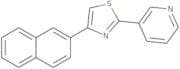 3-[4-(Naphthalen-2-yl)-1,3-thiazol-2-yl]pyridine