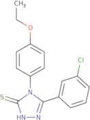 5-(3-Chlorophenyl)-4-(4-ethoxyphenyl)-4H-1,2,4-triazole-3-thiol