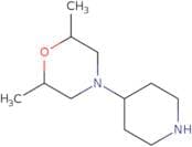 (2R,6S)-2,6-Dimethyl-4-(piperidin-4-yl)morpholine