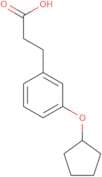 3-[3-(Cyclopentyloxy)phenyl]propanoic acid