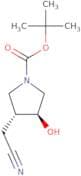 rac-tert-Butyl (3R,4S)-3-(cyanomethyl)-4-hydroxypyrrolidine-1-carboxylate