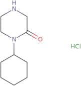 1-Cyclohexylpiperazin-2-one hydrochloride