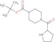 tert-butyl 4-(pyrrolidine-2-carbonyl)piperazine-1-carboxylate