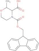 (2R,3S)-4-{[(9H-Fluoren-9-yl)methoxy]carbonyl}-2-methylmorpholine-3-carboxylic acid