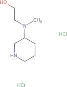 2-[Methyl(piperidin-3-yl)amino]ethan-1-ol dihydrochloride
