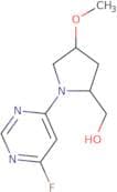 [1-(6-Fluoropyrimidin-4-yl)-4-methoxypyrrolidin-2-yl]methanol
