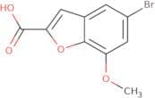 5-Bromo-7-methoxy-1-benzofuran-2-carboxylic acid